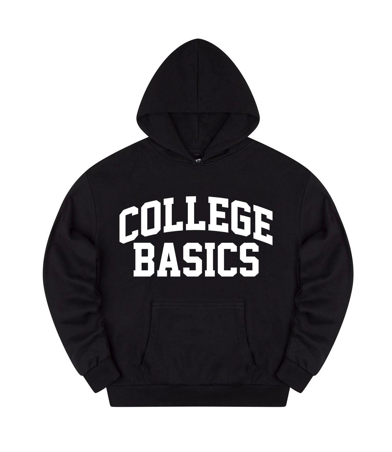 COLLEGE BASICS® - Basic - Oversize Hoodie [black/white]