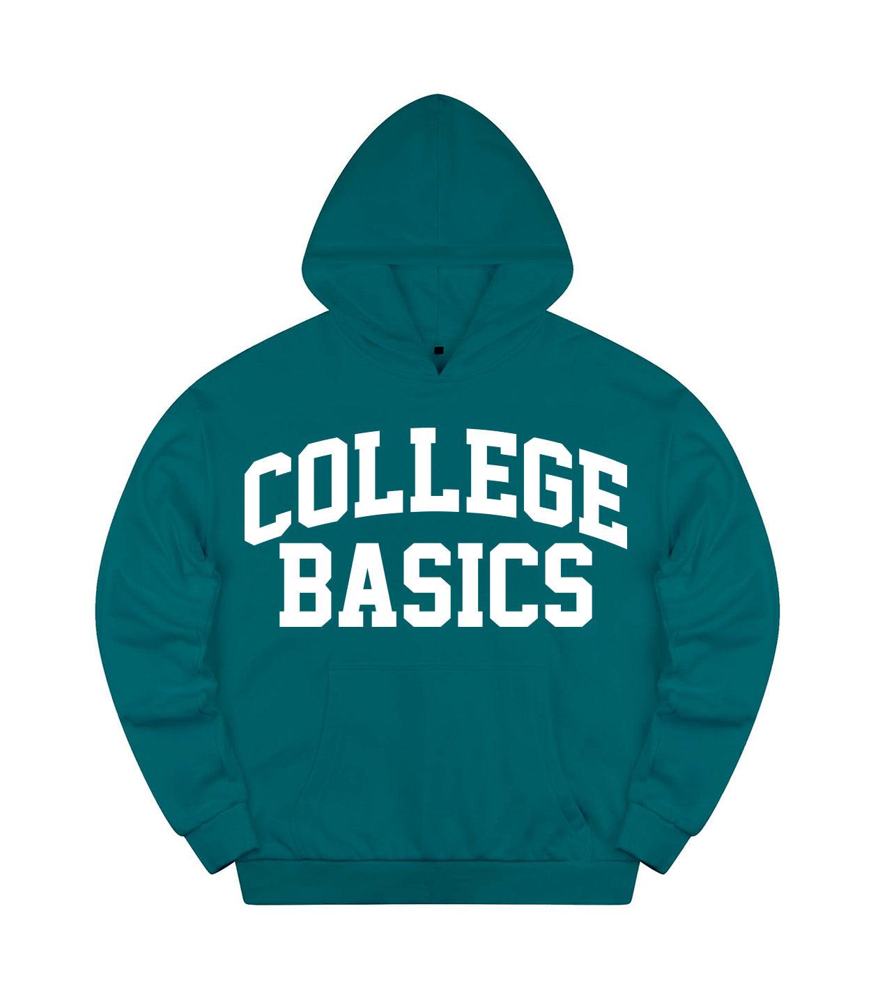 COLLEGE BASICS® - Basic - Oversize Hoodie [green/white]