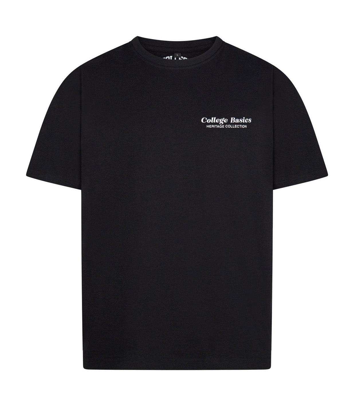 COLLEGE BASICS® - HERITAGE - Oversize T-Shirt [black/white]