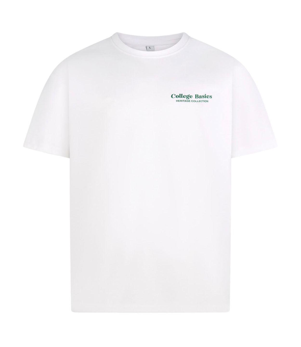 COLLEGE BASICS® - HERITAGE - Oversize T-Shirt [white/green]