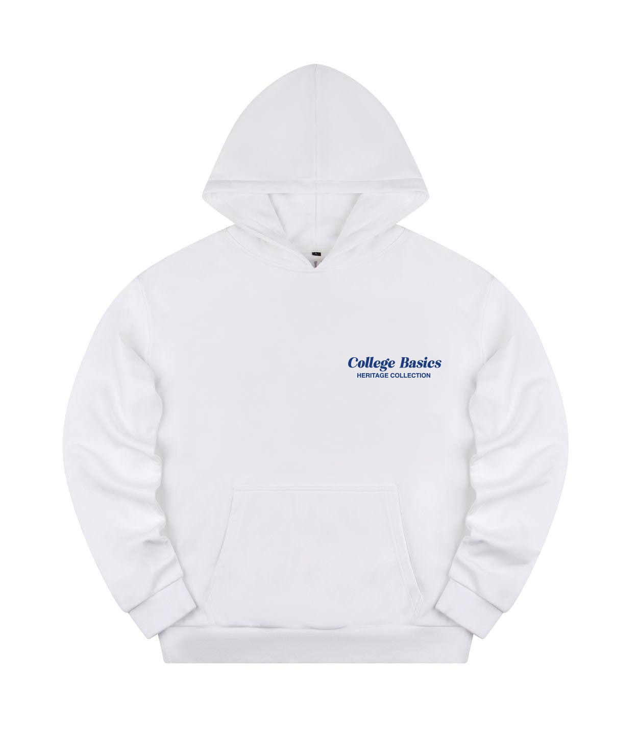 COLLEGE BASICS® - HERITAGE - Oversize Hoodie [white/blue]